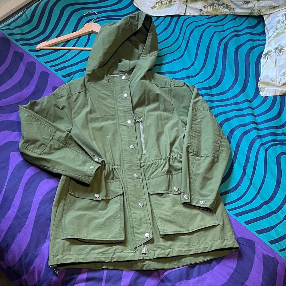 J Crew Hooded Utility Coat for Women